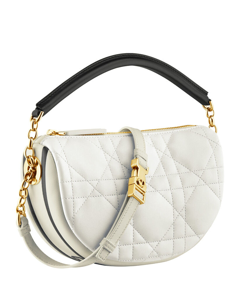 Christian Dior Vibe HOBO Leather Bag Cream